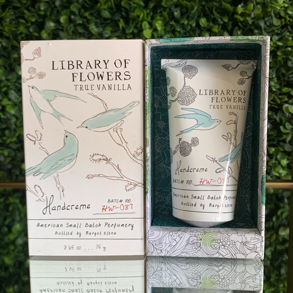 Library of Flowers TRUE VANILLA Hand Cream | NEW |Hand Creme | Margot Elena